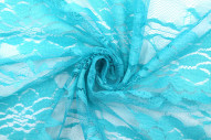 Tissu Dentelle Vyla Turquoise clair -Au Mètre