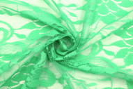 Tissu Dentelle Vyla Vert -Au Mètre
