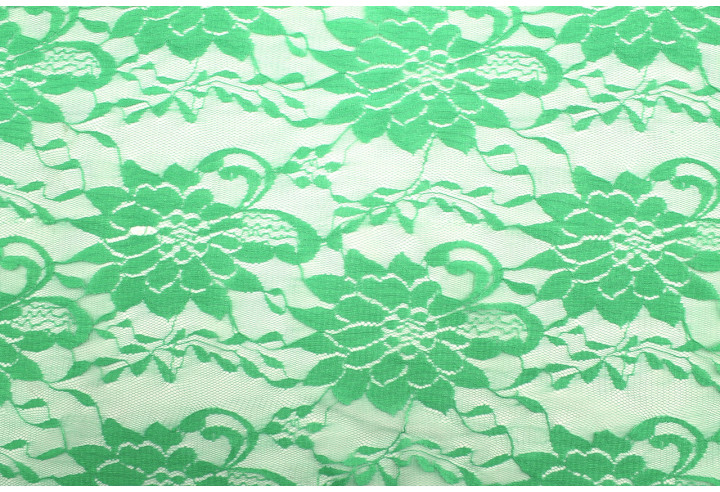 Tissu Dentelle Vyla Vert -Au Mètre