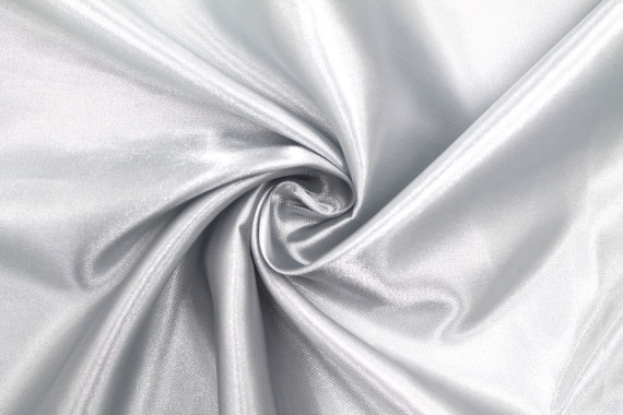 Tissu Satin Polyester Gris clair -Au Mètre
