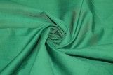 Tissu Popeline Coton Vert de Qualité, Coupon de 3 mètres