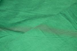 Tissu Popeline Unie 100% Coton Vert Drapeau -Au Metre