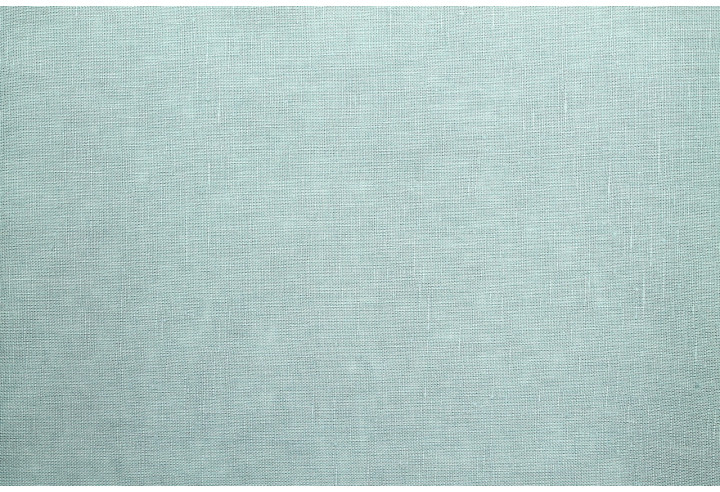 Tissu Lin Uni Vert Aqua 100% -Au Mètre
