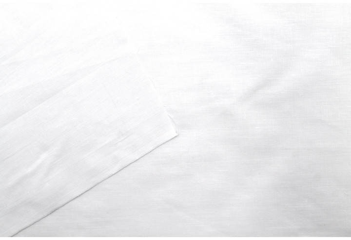 Tissu Toile Polycoton Uni Blanc -Au Mètre