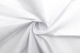Tissu Toile Polycoton Uni Blanc -Au Mètre