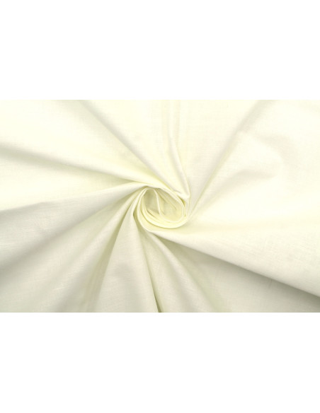 Tissu Toile Polycoton Uni Écru -Au Mètre