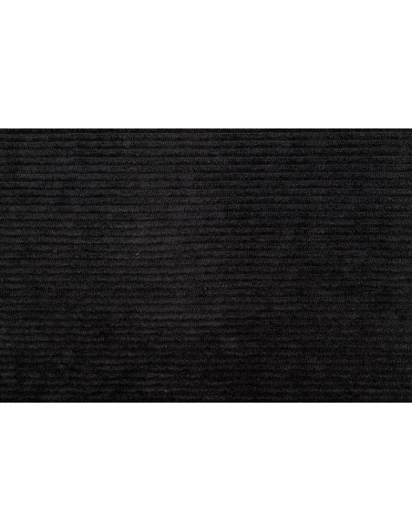 Tissu Velours Maille Côtelé Noir -Au Mètre