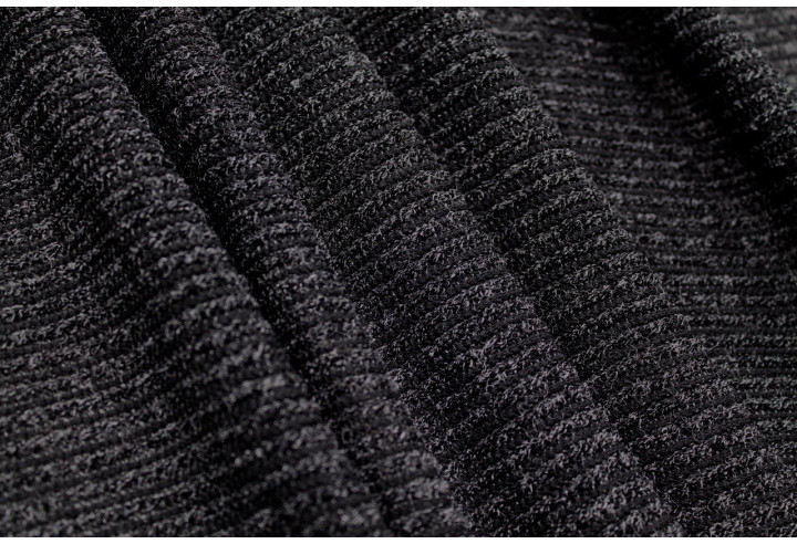 Tissu Maille Pull Devil Gris foncé -Au Mètre