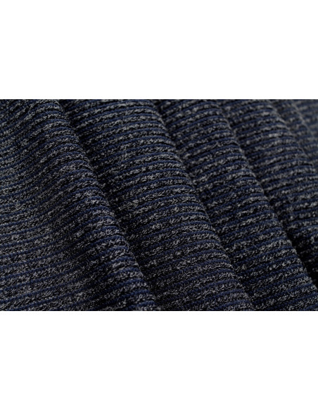 Tissu Maille Pull Devil Marine -Au Mètre