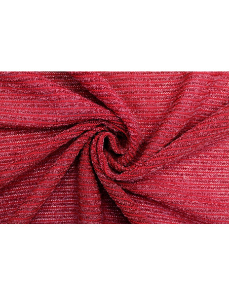 Tissu Maille Pull Devil Rouge -Au Mètre