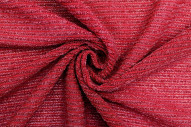 Tissu Maille Pull Devil Rouge -Au Mètre