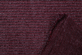 Tissu Maille Pull Devil Bordeaux -Coupon de 3 mètres