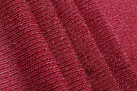 Tissu Maille Pull Devil Rouge -Coupon de 3 mètres