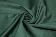 Tissu Popeline Unie 100% Coton Vert sapin -Au Mètre