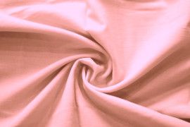 Tissu Voile Uni 100% Coton Saumon -Coupon de 3 mètres