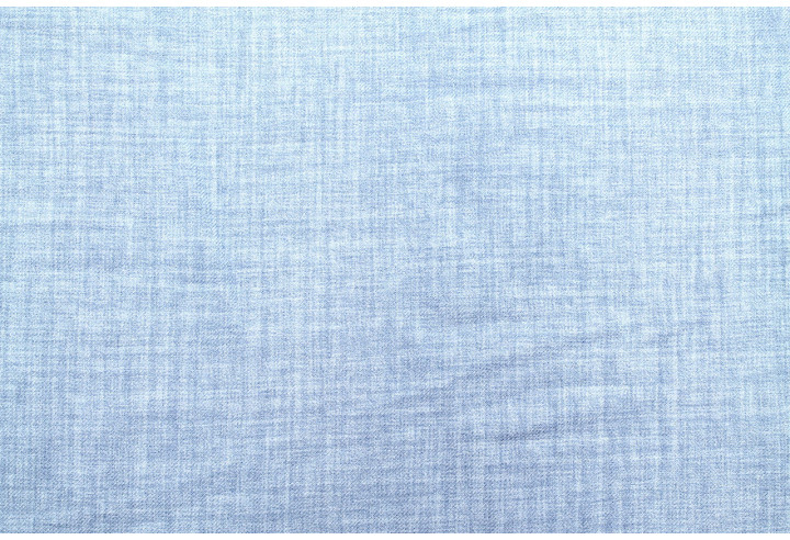 Tissu Voile Fluide Aspect Lin Uni Bleu Ciel -Au Mètre