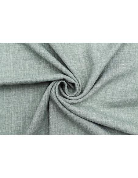 Tissu Voile Fluide Aspect Lin Uni Tilleul -Au Mètre