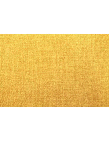 Tissu Voile Fluide Aspect Lin Uni Safran -Au Mètre