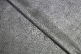 Tissu Suédine Metal Cuir Vintage Argent Coupon de 3 mètres