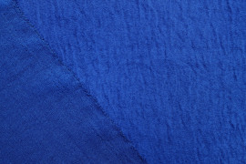 Tissu Satin Glacé Extensible Bleu roi -Au Mètre