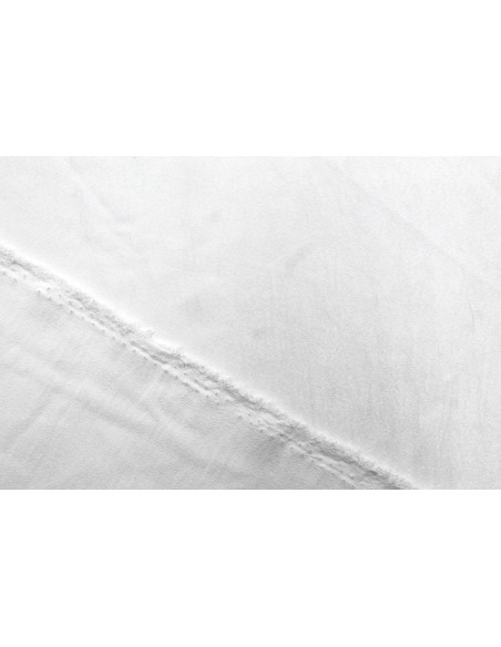 Tissu Satin Glacé Extensible Blanc cassé -Au Mètre