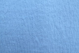 Tissu Voile Crêpe Fluide Relief Cercle Bleu -Au Mètre