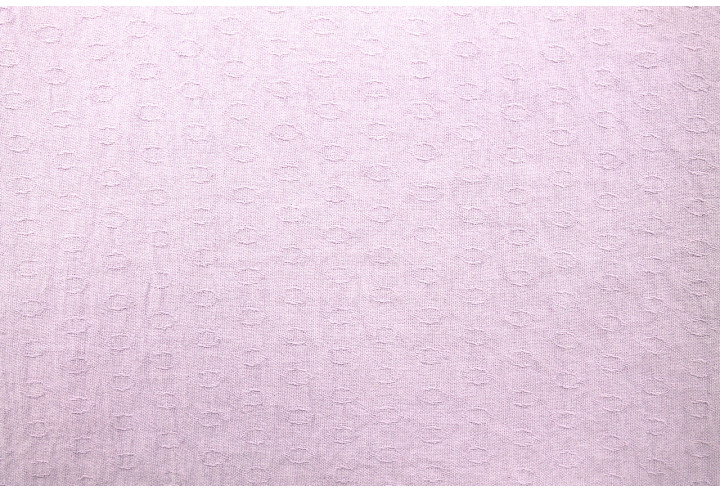 Tissu Voile Crêpe Fluide Relief Cercle Parme -Au Mètre