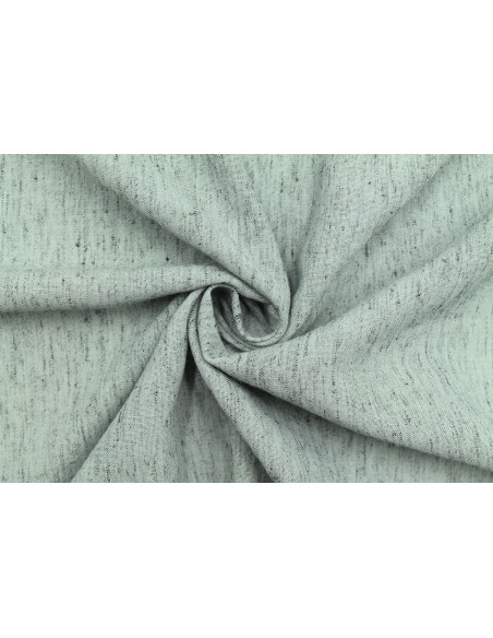 Tissu Lin Poly Chiné Vert jade -Au Mètre