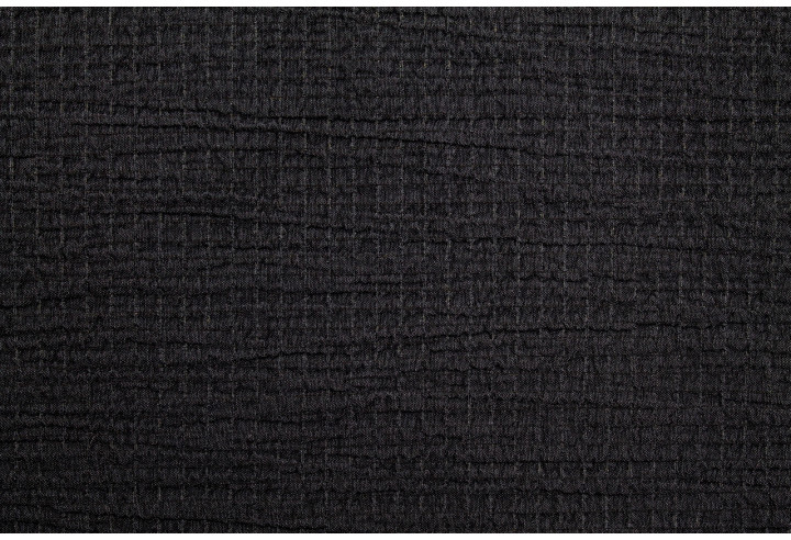 Tissu Viscose Poly craquelé Noir -Au Mètre