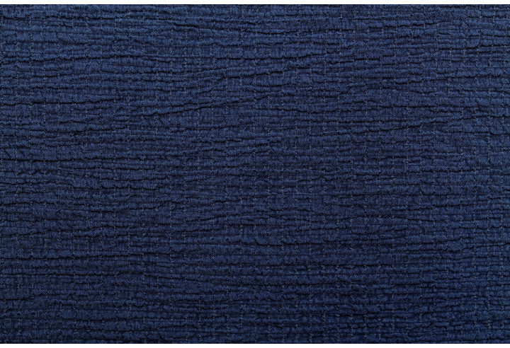 Tissu Viscose Poly craquelé Marine -Au Mètre
