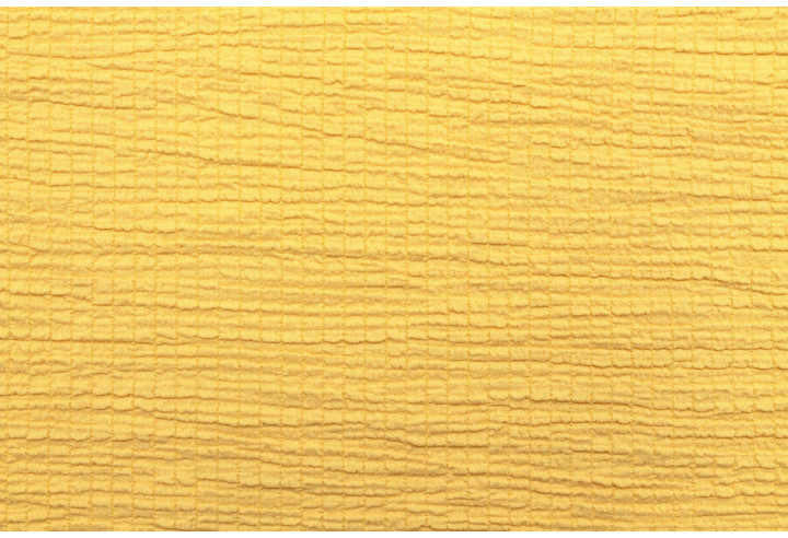 Tissu Viscose Poly craquelé Safran -Au Mètre