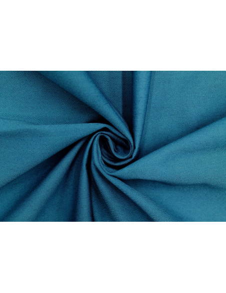 Tissu Gabardine PolyCoton Uni Canard -Au Mètre