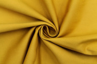 Tissu Gabardine PolyCoton Uni Safran -Au Mètre