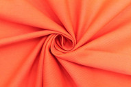 Tissu Gabardine PolyCoton Uni Orange -Au Mètre