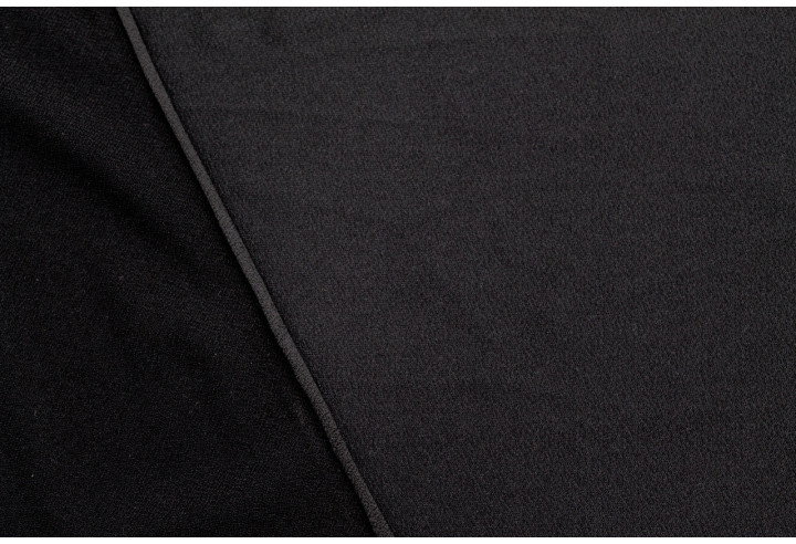 Tissu Crêpe Crézia Maille Noir -Au Mètre