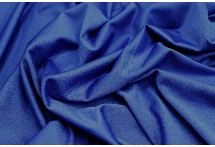 Tissu Crêpe Crézia Maille Royal -Au Mètre
