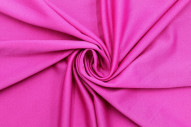 Tissu Crêpe Crézia Maille Fuchsia -Au Mètre