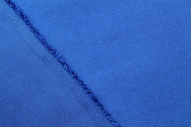 Tissu Gabardine PolyCoton Uni Bleu Roi -Coupon de 3 mètres