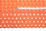 Tissu Broderie Anglaise Fleur Doly Orange -Au Mètre