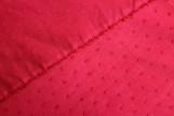 Tissu Voile à Pois Uni Rouge -Au Mètre