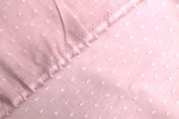 Tissu Voile à Pois Uni Nude -Coupon de 3 mètres