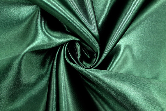 Tissu Satin Duchesse Uni Vert sapin -Au Mètre
