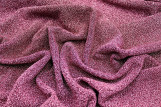 Tissu Lycra Brillant Lurex Rose -Au Mètre