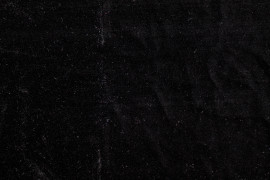 Tissu Velours Extensible Noir -Coupon de 3 mètres