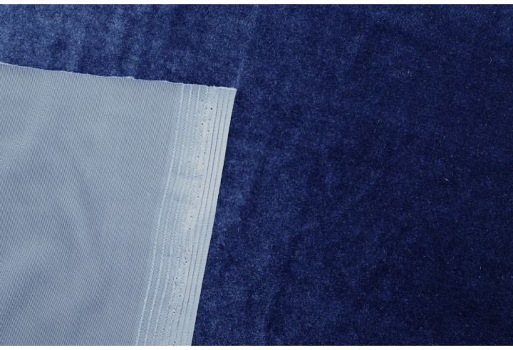 Tissu Velours Extensible Indigo foncé -Au Mètre