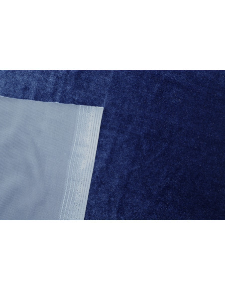 Tissu Velours Extensible Indigo foncé -Au Mètre