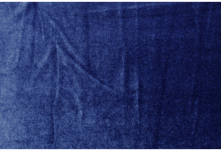 Tissu Velours Extensible Indigo foncé -Au Mètre