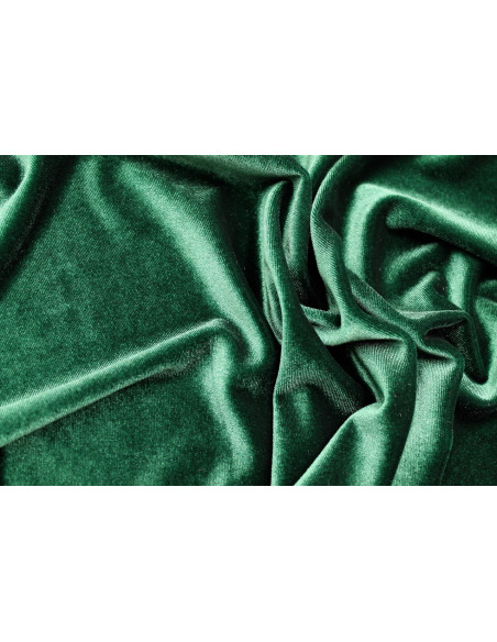 Tissu Velours Extensible Vert -Au Mètre