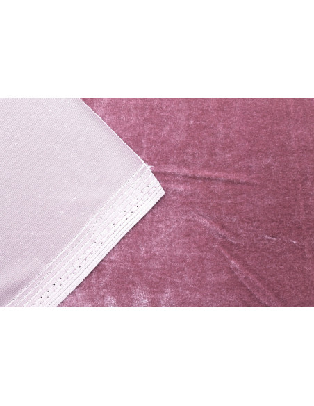 Tissu Velours Extensible Vieux Rose -Au Mètre