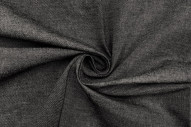 Tissu Jean Coton Chemise Noir -Au Mètre